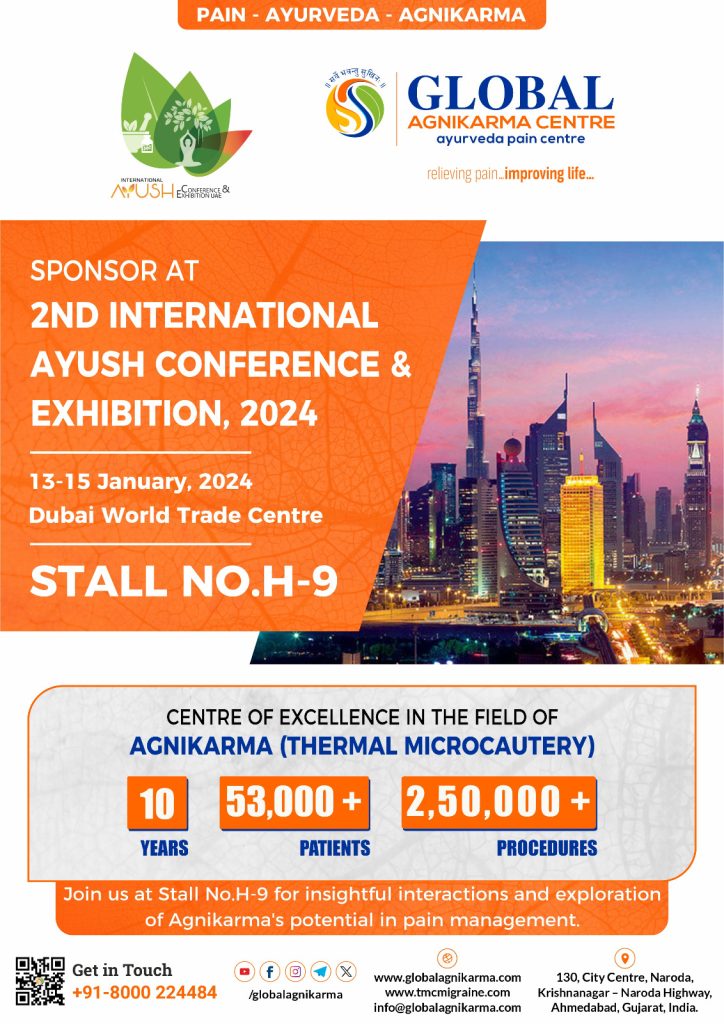 Global Agnikarma Centre at 2nd International AYUSH Conference & Exhibition, Dubai (UAE)_1