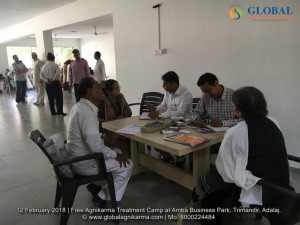 Free Agnikarma Treatment Camp at Amba Business Park, Trimandir, Adalaj.