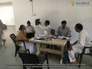 Free Agnikarma Treatment Camp at Amba Business Park, Trimandir, Adalaj.